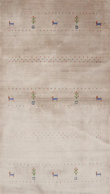 Tribal Gabbeh Oriental Rug 3x5