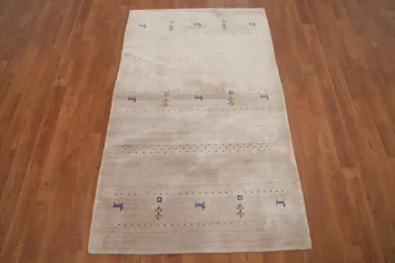 Tribal Gabbeh Oriental Rug 3x5