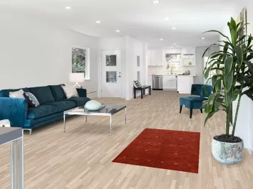 Orange Wool Tribal Gabbeh Oriental Rug 3x5