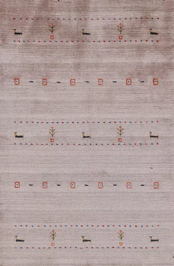 Little Animals Design Gabbeh Oriental Rug 3x5