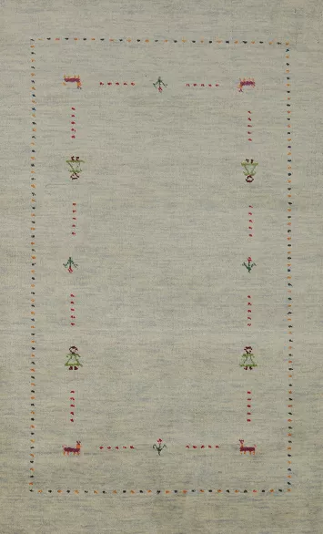 Tribal Gabbeh Oriental Rug 3x5