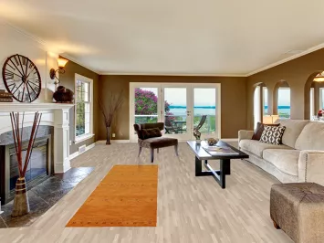 Orange Wool Gabbeh Indian Runner Rug 3x10