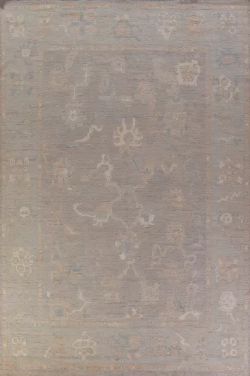 Vegetable Dye Oushak Turkish Large Rug 10x14