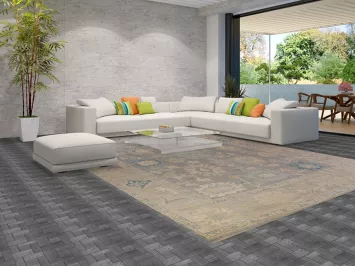 Vegetable Dye Oushak Turkish Large Rug 10x14