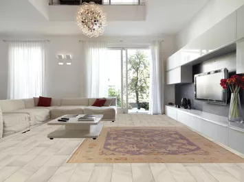 Vegetable Dye Purple Oushak Turkish Area Rug 10x13