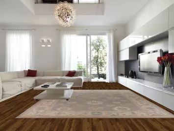 Vegetable Dye Oushak Turkish Large Rug 12x14