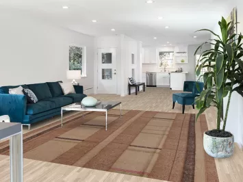 Earth Tone Jute Modern Kilim Vegetable Dye Area Rug 8x10