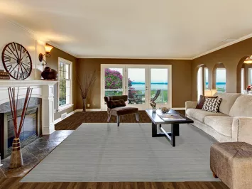 Contemporary Wool Gabbeh Persian Area Rug 10x13