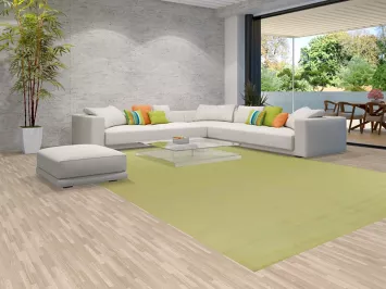 Pistachio Green Wool Gabbeh Vegetable Dye Large Rug 10x14