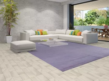 Violet Wool Vegetable Dye Gabbeh Persian Area Rug 10x13