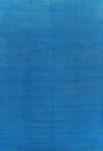 Skye Blue Modern Wool Gabbeh Vegetable Dye Area Rug 10x13