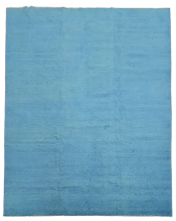 Skye Blue Modern Wool Gabbeh Vegetable Dye Area Rug 10x13