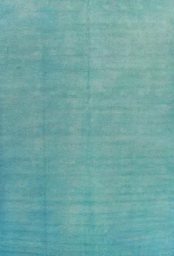 Turquoise Blue Wool Gabbeh Persian Area Rug 9x12