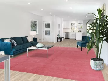 Pink Wool Gabbeh Persian Area Rug 9x12