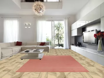 Solid Wool Pink Gabbeh Persian Area Rug 9x12