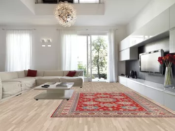 Vegetable Dye Red Kazak Oriental Area Rug 10x13