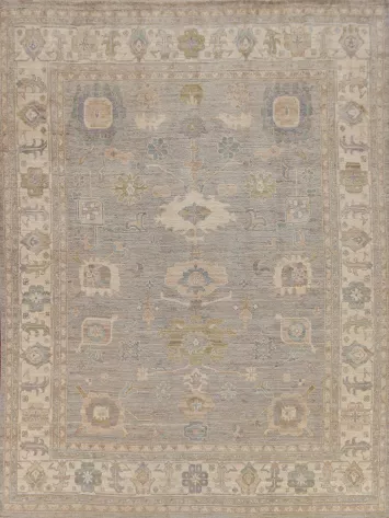 Handmade Wool Oushak Oriental Area Rug 8x10