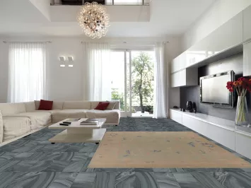 Vegetable Dye Green Oushak Turkish Area Rug 9x12