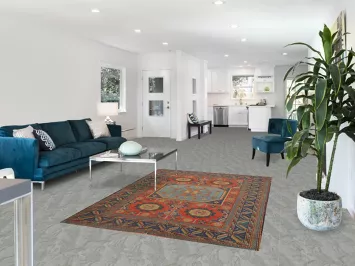 Antique Vegetable Dye Geometric Kazak Oriental Rug 5x7