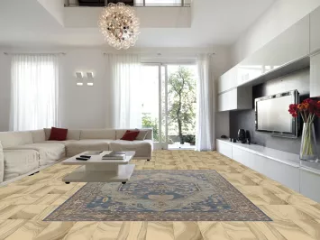 Vegetable Dye Oushak Turkish Area Rug 9x12