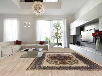 Floral Medallion Tabriz Persian Large Rug 10x15