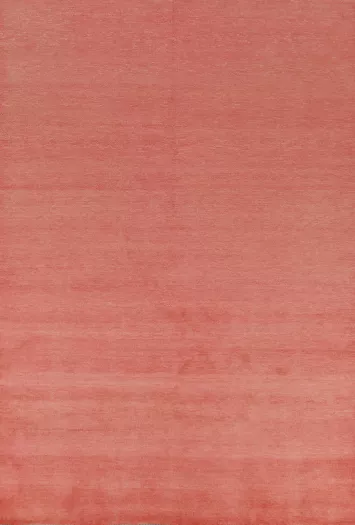 Handmade Wool Coral Gabbeh Vegetable Dye Area Rug 6x9