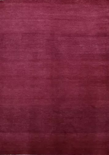 Dark Fuchsia Gabbeh Vegetable Dye Area Rug 6x9