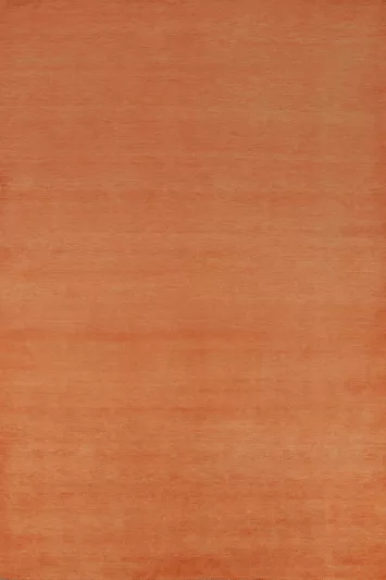 Orange Modern Gabbeh Vegetable Dye Area Rug 6x9