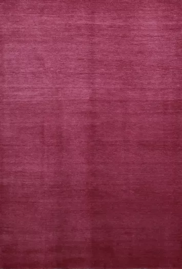 Contemporary Fuchsia Gabbeh Vegetable Dye Area Rug 6x9
