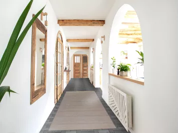 Vegetable Dye Gabbeh Persian Runner Rug 3x10