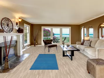 Vegetable Dye Blue Gabbeh Persian Runner Rug 3x8