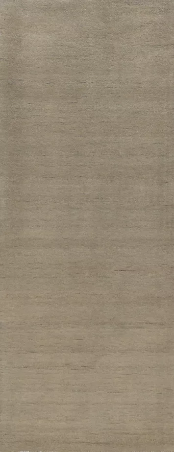 Vegetable Dye Green Gabbeh Persian Runner Rug 3x10