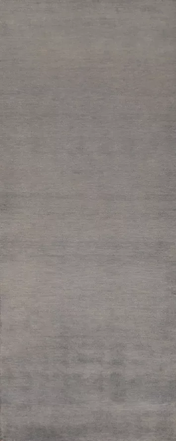 Vegetable Dye Gray Gabbeh Persian Runner Rug 3x10