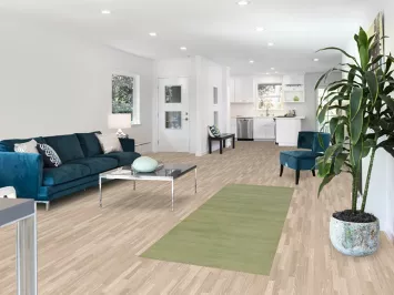 Light Green Wool Solid Gabbeh Persian Runner Rug 3x8