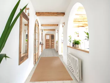 Vegetable Dye Gabbeh Persian Runner Rug 3x10