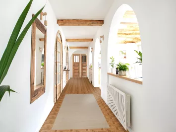 Vegetable Dye Gabbeh Persian Runner Rug 3x8