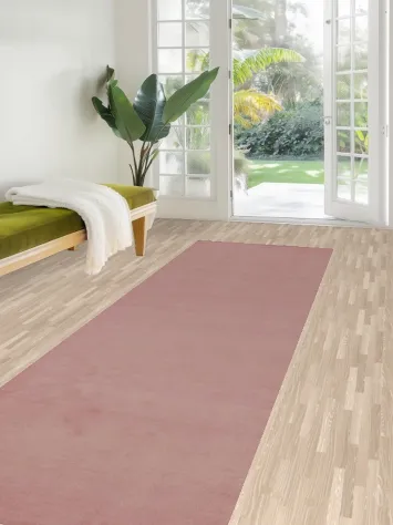 Pink Modern Wool Gabbeh Persian Runner Rug 3x10