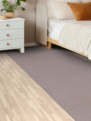 Lavender Purple Wool Gabbeh Vegetable Dye Runner Rug 3x10