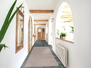 Vegetable Dye Gabbeh Persian Runner Rug 3x10