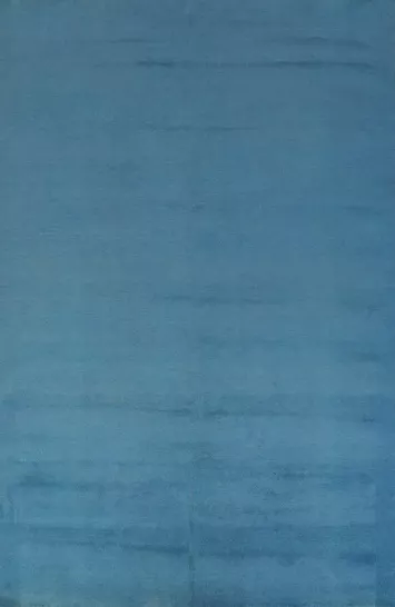 Vegetable Dye Sky Blue Gabbeh Persian Area Rug 7x10