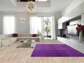 Purple Wool Modern Gabbeh Persian Area Rug 9x12