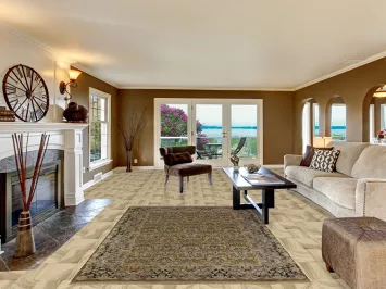 Vegetable Dye Floral Aubusson Chinese Area Rug 6x8