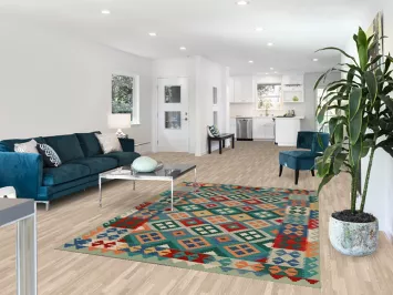 Flat Weave Wool Kilim Oriental Area Rug 6x8