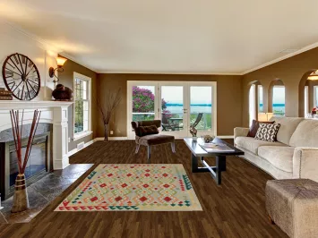 Geometric Kilim Oriental Area Rug 5x8