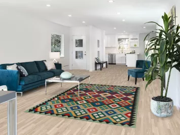 Flat Weave Wool Kilim Oriental Area Rug 6x8