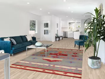 Vegetable Dye Design Gabbeh Oriental Area Rug 6x9