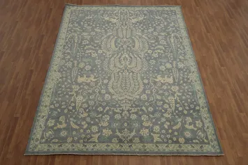 Ornamental Ziegler Area Rug 9x12 with Traditional Animal Details
