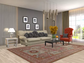 Wool Handmade Kazak Oriental Area Rug 7x10