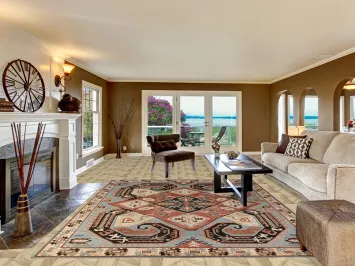 Wool Medallion Kazak Oriental Area Rug 8x11