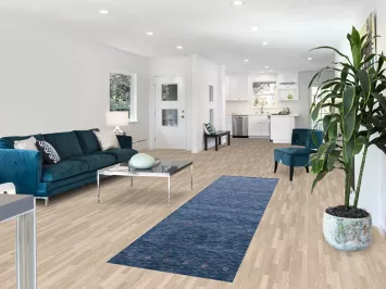 Blue Handmade Gabbeh Oriental Runner Rug 3x10